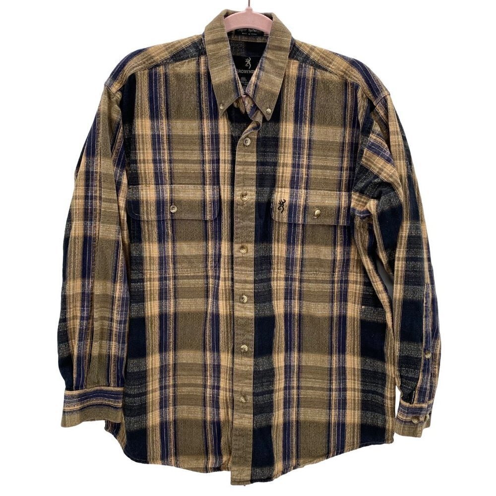 Browning Long Sleeve Button Down Shirt Men’s Size L